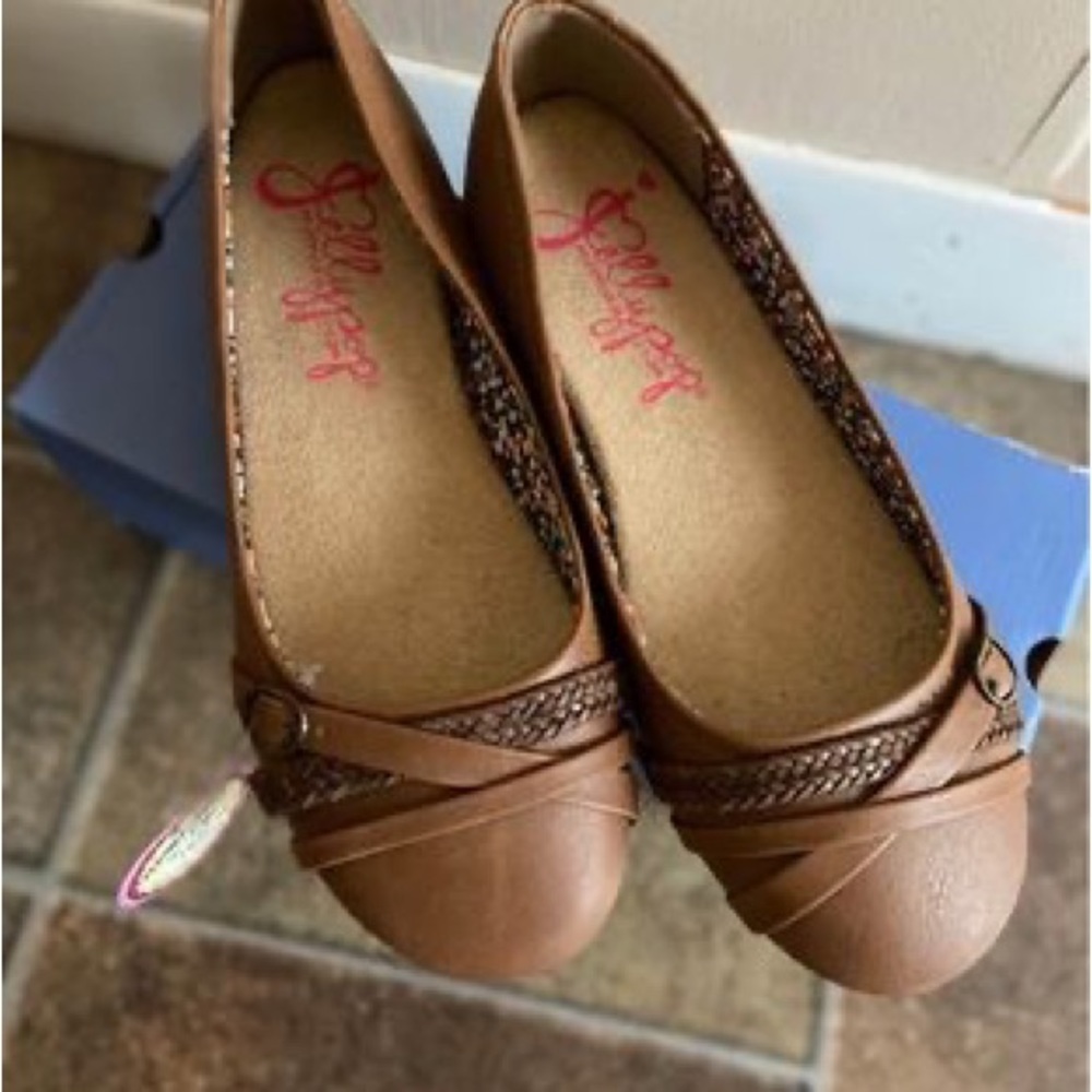 Tan Jellypop Flats Women’s 9W